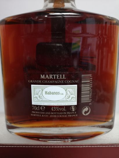 null 1 bouteille COGNAC Grande Champagne MARTELL "Cohiba" (coffret Luxe)