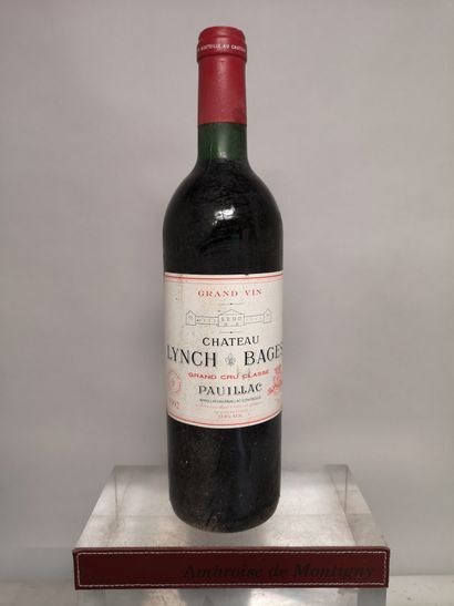 null 2 bouteilles Château LYNCH BAGES - 5e Gcc Pauillac 1992

Etiquette légèrement...
