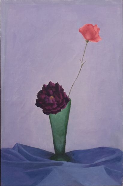 null * Déborah HANSON-MURPHY (1931-2018) 

Fleurs et divers 

Huit toiles 

22 x...