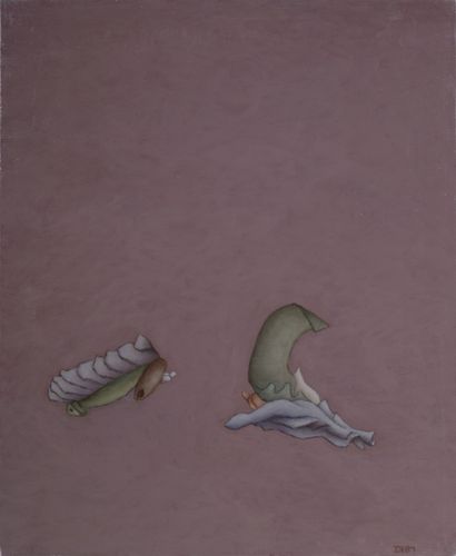 null * Deborah HANSON-MURPHY (1931-2018) 

Symbolist compositions 

Two paintings...
