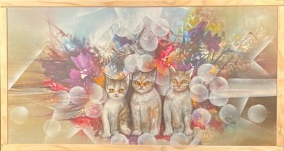 Irene JACOB (20th century) 

The kittens

Canvas

55...