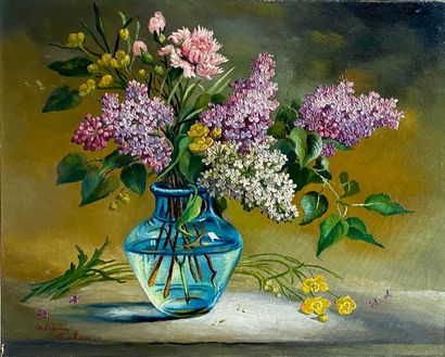 null Adrienne CRAHAM

Still Life with Lilacs

Oil on canvas lower left 

33 x 41...