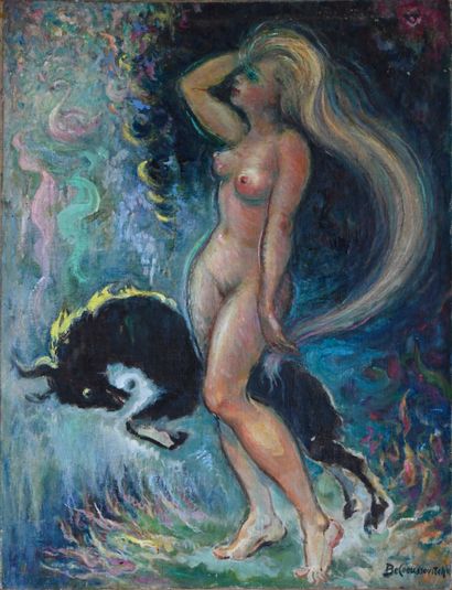 Boris BELOOUSSOVITCH (1886-1987)

Naked woman...