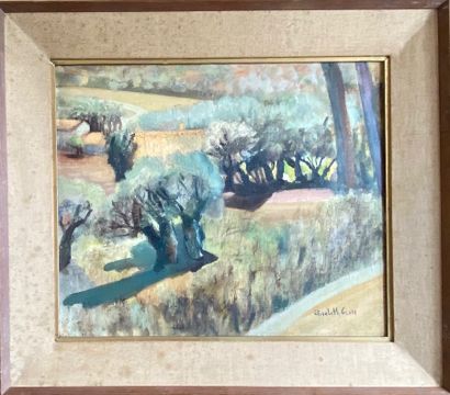 Elisabeth GROSS (1907-1966) 

Landscape of...