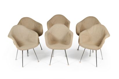 null Ray Charles EAMES HERMAN MILLER (publisher)

Suite of six armchairs model Dax...