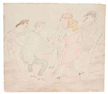 null Dans le goût de Jules PASCIN (1885-1930)

Ensemble de huit dessins et aquarelles...