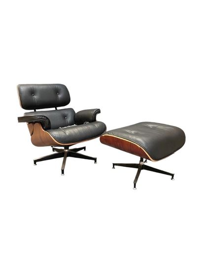 null In the style of Charles Ray Eames 

Comfortable armchair model Lounge Chair...