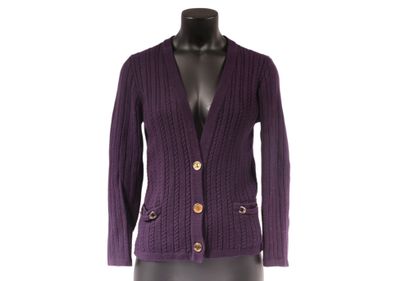 CELINE 
Cardigan en laine violet – Taille...