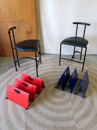 null Rodney KINSMAN for BIEFFEPLAST, Made in Italy

Pair of 'Tokyo' chairs in tubular...