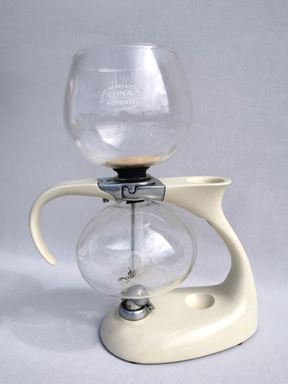 null Coffee maker with depression CONA

Pyrex and white cast iron with integrated...