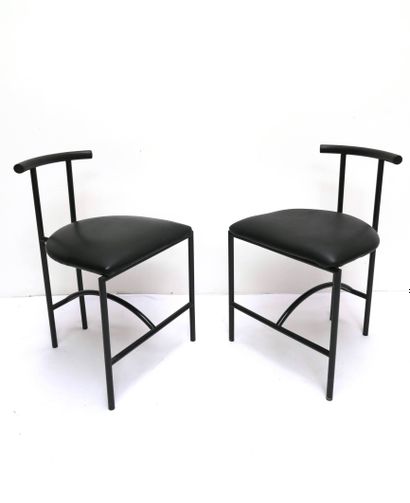 null Rodney KINSMAN for BIEFFEPLAST, Made in Italy

Pair of 'Tokyo' chairs in tubular...