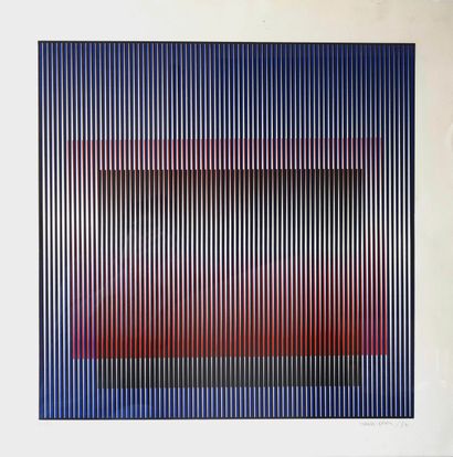 null 
Carlos CRUZ-DIEZ (1923-2019)

Additive Color, 1987

Serigraph on paper signed,...