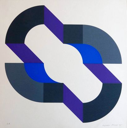 null Romano ZANOTTI (1923-2019)

Abstraction géométrique grise, 1995

Sérigraphie,...