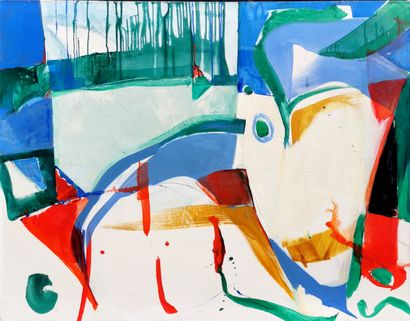 null Elizatbeth MONTRELAY (born 1957)

Lyrical abstraction, 1990

Oil on canvas,...