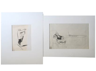 null Jean-Louis FORAIN (1852-1931)

The notables 

Two ink drawings

H. 25 cm - L....