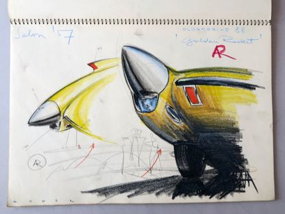 null Notebook of the 1957 Paris Motor Show

Twenty-one drawings, each sheet signed...