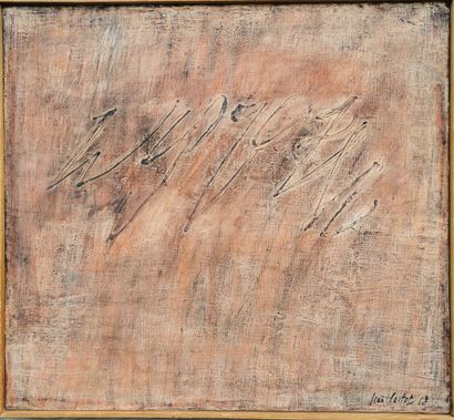 null 
Jean CORTOT (1928-2019)

Writings, 1968

Oil on canvas signed, titled and dated

H....