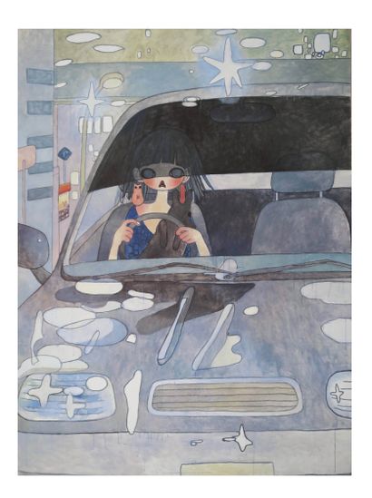 null Aya TAKANO (née en 1976) 

Jeune femme au volant d'une voiture, 2006

Impression...