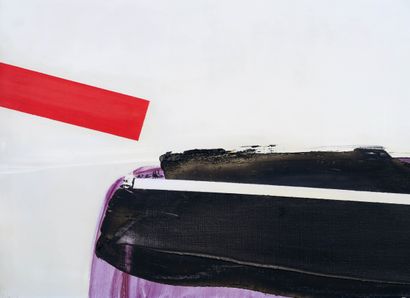 null Pierre FICHET (1927-2007)

Abstraction violette, noir et rouge, 1973

Huile...