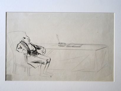 null Jean-Louis FORAIN (1852-1931)

Les notables 

Deux dessins à l'encre

H. 25...