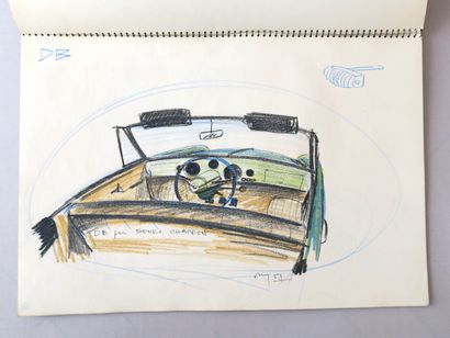 null Notebook of the 1957 Paris Motor Show

Twenty-one drawings, each sheet signed...