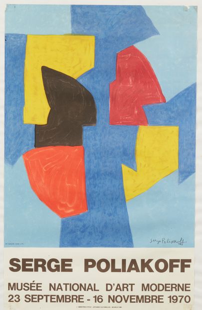 null Serge POLIAKOFF
Affiche d'exposition au Musée d'Art Moderne du 23 septembre...