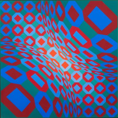 Victor VASARELY (1907-1997) 
Composition...