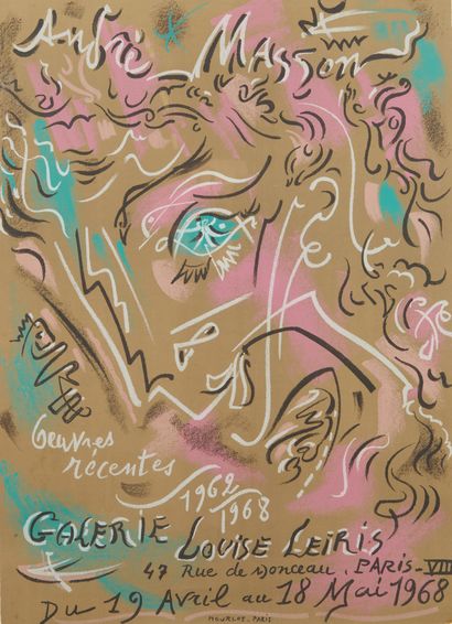André MASSON (1896-1987) 
Poster for the...