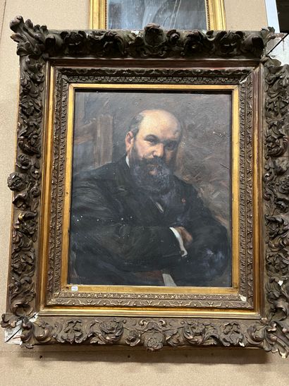 null Emile BAUDOUX (1850-1929) Huile sur toile, signée et datée 1912 en bas à gauche....