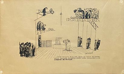 null Jean-Jacques SEMPÉ (1932)

LIBERTÉ DE PENSER

Reproduction d'une illustration...
