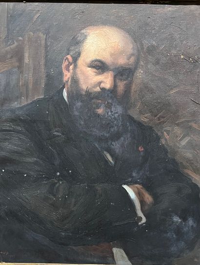null Emile BAUDOUX (1850-1929) Huile sur toile, signée et datée 1912 en bas à gauche....
