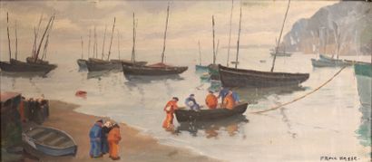 null Pierre RAIGHASSE (1912-1960)

Les pêcheurs en Bretagne 

Huile sur toile signée...