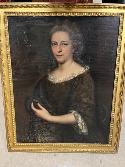 null Ecole française de la fin du XVIIIe - début du XIXe siècle 

Portrait de femme...