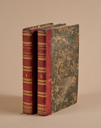null CASTIL-BLAZE. De l'opéra en France. Paris, Janet et Cotelle, 1820, 2 vol. in-8,...