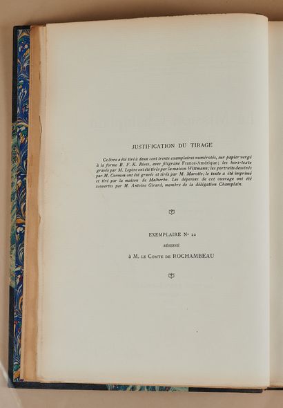 null MISSION CHAMPLAIN (la) aux Etats-Unis et au Canada. Avril-mai 1912. Paris, Editions...