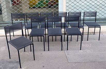 null Giandomenico BELOTTI pour ALIAS

Suite de dix chaises modèle "Spaghetti" 

83...