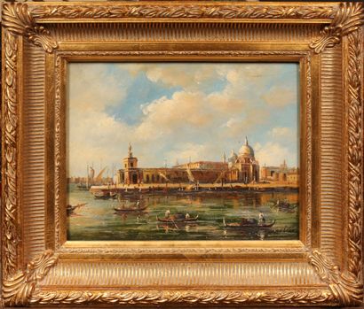 null SANNELIER (XIXe)

Canal à Venise

Huile sur toile

Signée en bas à droite

20...