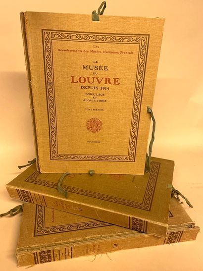 null 
BARTHOU ( Louis).Le Musée du Louvre depuis 1914. Dons, legs

Et acquisitions....