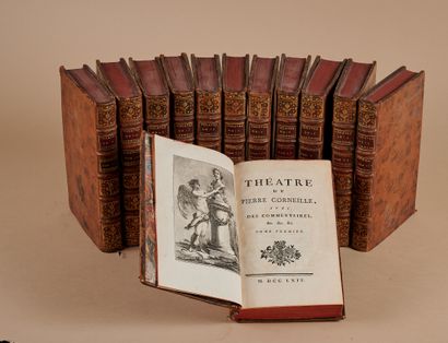 null CORNEILLE (P.). Théâtre de Pierre Corneille avec des commentaires. S.l., 1764,...