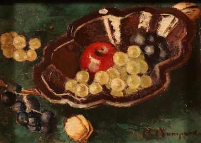 null Pierre BOMPARD (1890-1862)
Nature morte aux raisins
Huile sur toile
signée en...