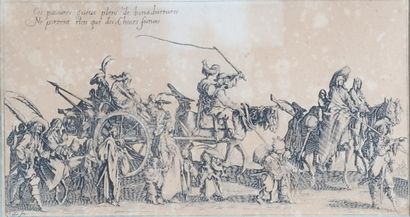 null D'après Jacques CALLOT (1592-1635) 
Les misères et les malheurs de la guerre...