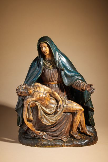 null Italie du Nord ou Régions alpines, XVIIème siècle
Vierge de Pitié
Groupe sculpté...