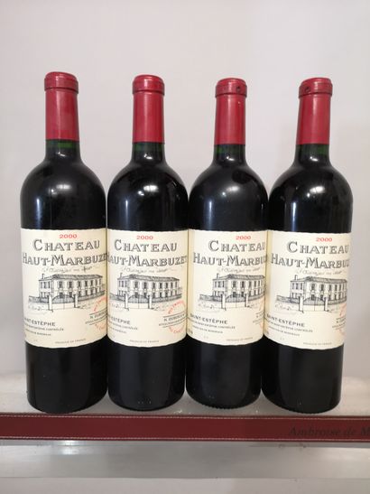 4 bouteilles Château HAUT MARBUZET - Saint...