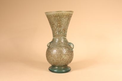 null Lampe de mosquée de style mamluk, Proche-Orient ou Egypte, XIXe siècle
Lampe...