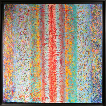 null Franck BRIATTE (Né en 1938)
Composition multicolore 
Acrylique sur toile signée...