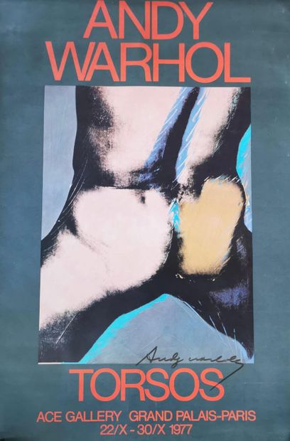 null Andy WARHOL (1928-1987) 
Torsos, 1977 
Affiche en couleurs pour la Ace Gallery...