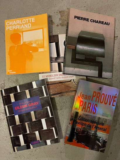 null Lot de livres sur le mobilier d'architecte comprenant :
- Charlotte Perriand
-...