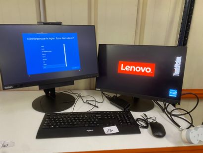 null * Ordinateur LENOVO M720q intel CORE i5 8 th generation et 1 écran LENOVO écran...