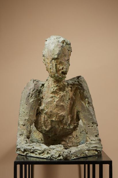null William CHATTAWAY (1927-2019)
Femme nue allongée, 1968 
Epreuve en bronze à...