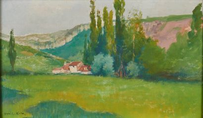Henri LE RICHE (1868-1944)
Paysage du Jura
Huile...